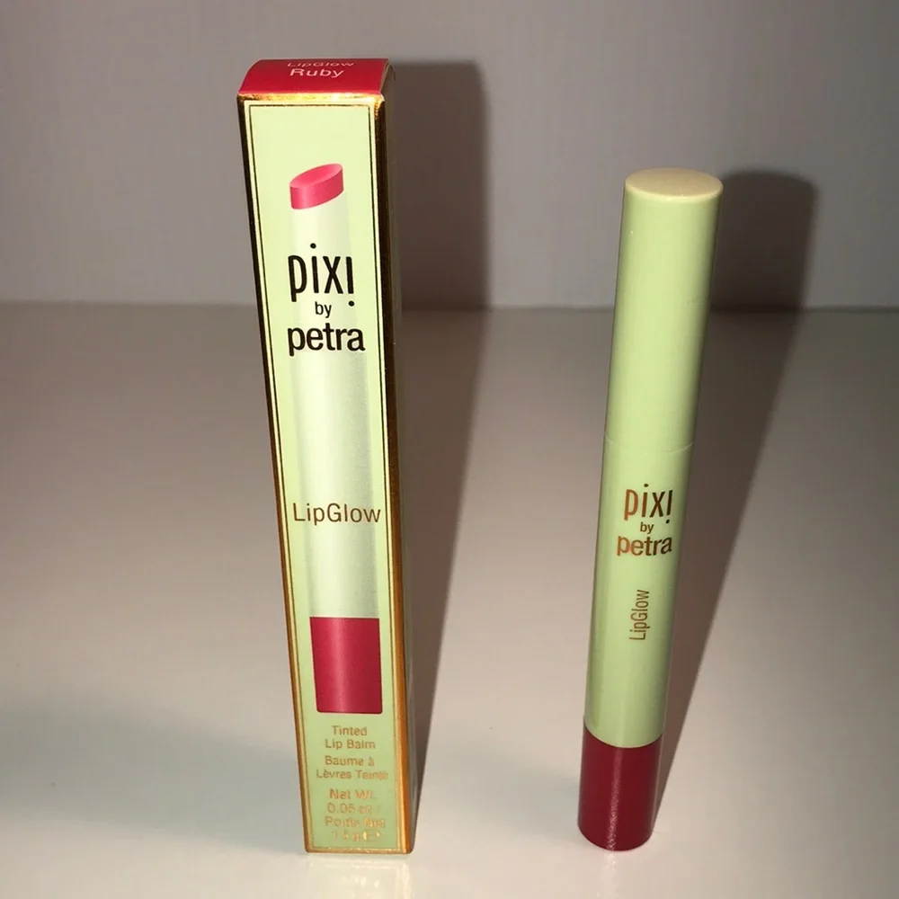 Pixi by Petra Lip Glow in Ruby Tinted Lip Balm 1.5g NEW